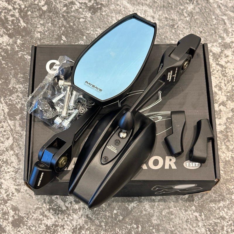 UNIVERSAL SIDE MIRROR NAPOLEON HEAVY DUTY ALUMINIUM ALLOY XMAX
