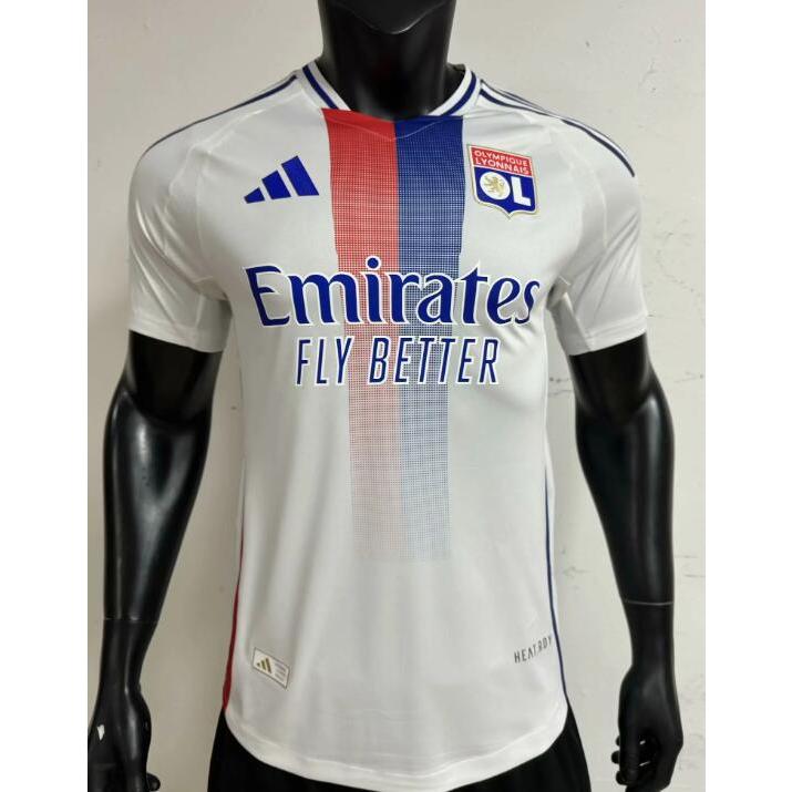 Player version 23/24 Lyon Olympique Home Football Jersey Player Issue ...