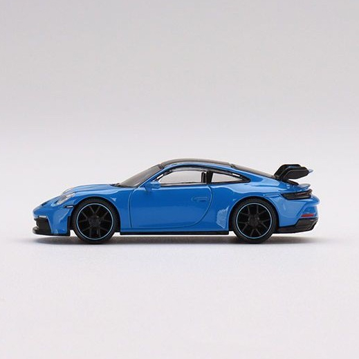 MINI GT 1:64 Porsche 911 (992) GT3 Blue Alloy Car Model Mini