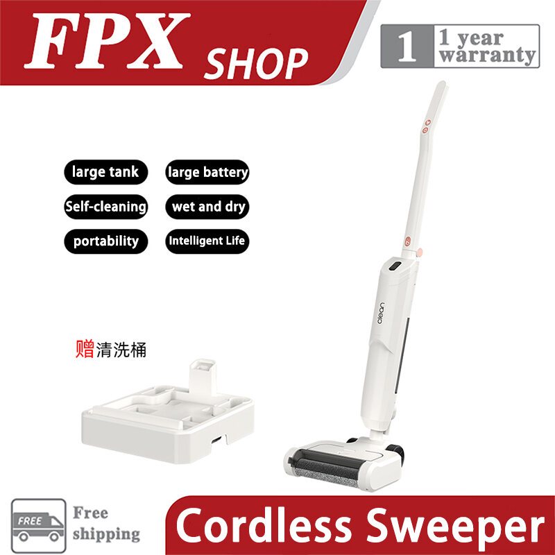 (1 year warranty) FPX Cordless Vacuum Cleaner Dry Wet Dual Cleaning ...