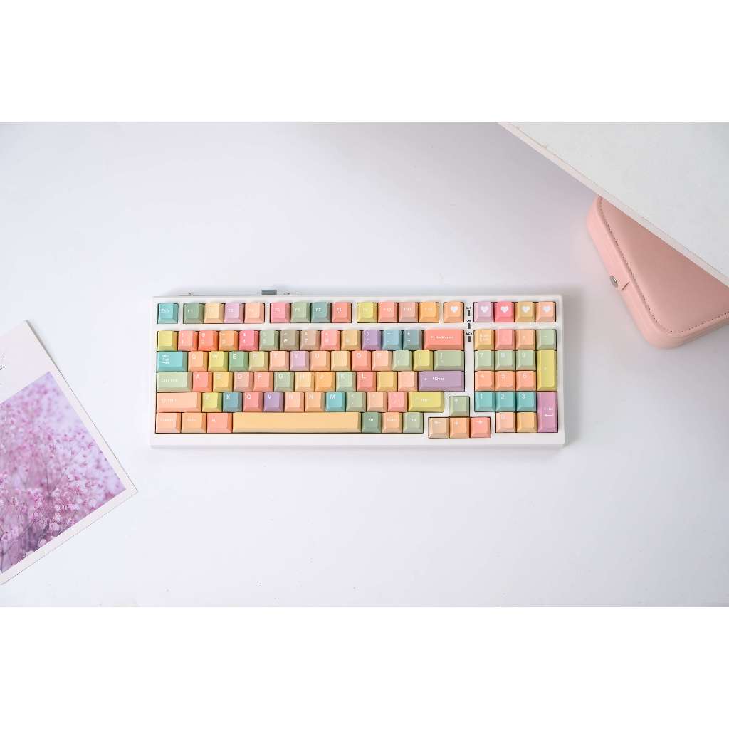 Candy Keycap 151 Keys PBT Material Cherry Profile DYE-SUB Personalized ...