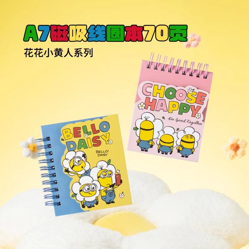Miniso minions A7 note book 70 pages 83*100MM | Shopee Malaysia