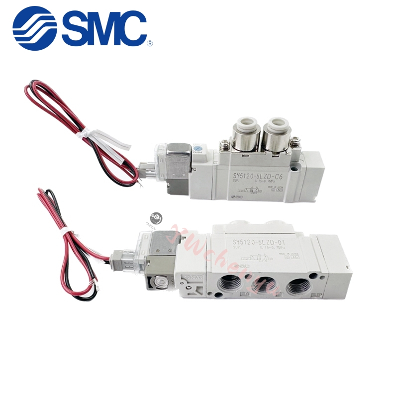 Smc Pneumatic Solenoid Valve SY5120 SY5220 SY5230 SY5240-4 5 6 LZD GD ...