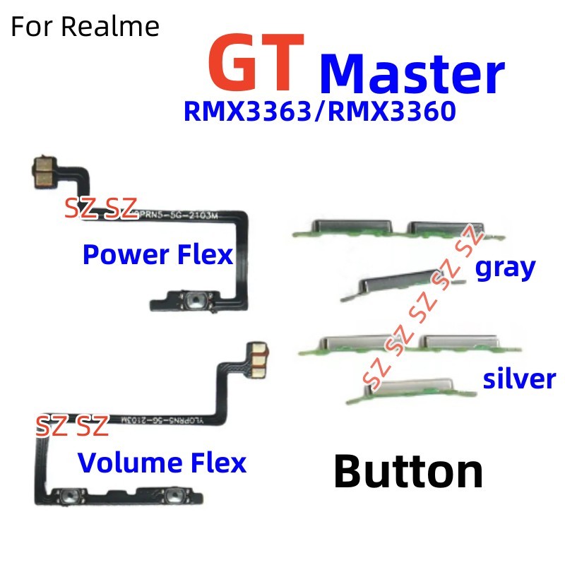 New For Realme GT Master RMX3363 RMX3360 Power button flex on / off ...