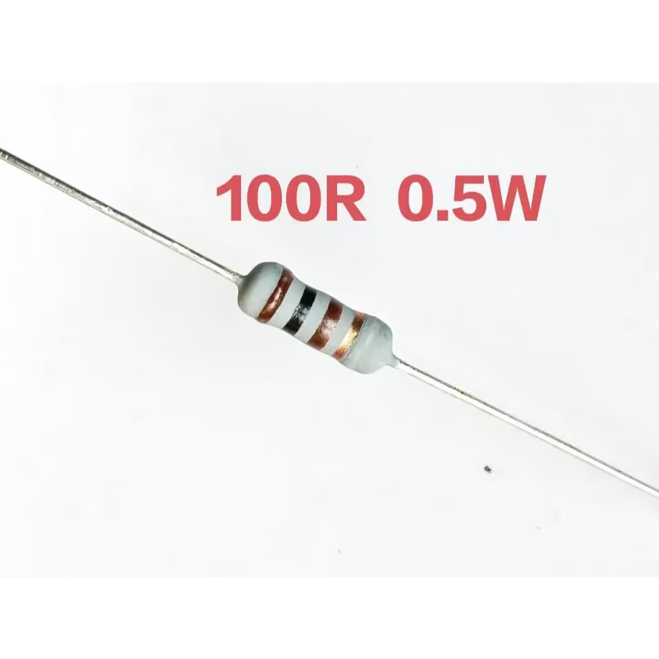 Jiado Resistor 1/2W 5% 2.2 ohm 10ohm 15ohm 20ohm 47ohm 100ohm 300ohm ...