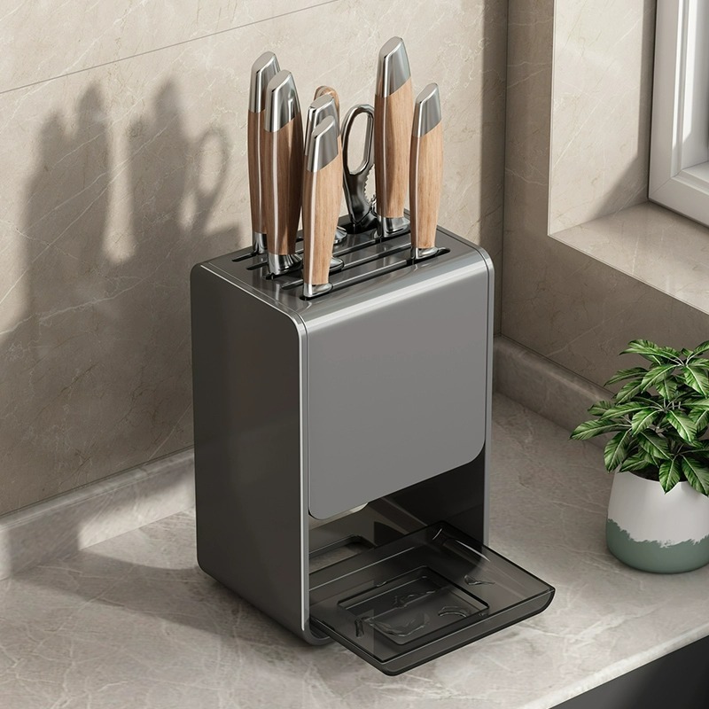 【local delivery】 Kitchen knife holder, chopstick tube, storage rack ...