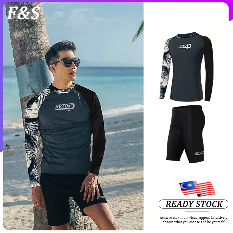 F&S】Ready stocks swimming suit couple swimming suit man Fashion