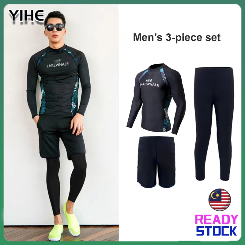 YIHE 🇲🇾READY STOCK Swimming Suit Man Baju Renang Lelaki Dewasa