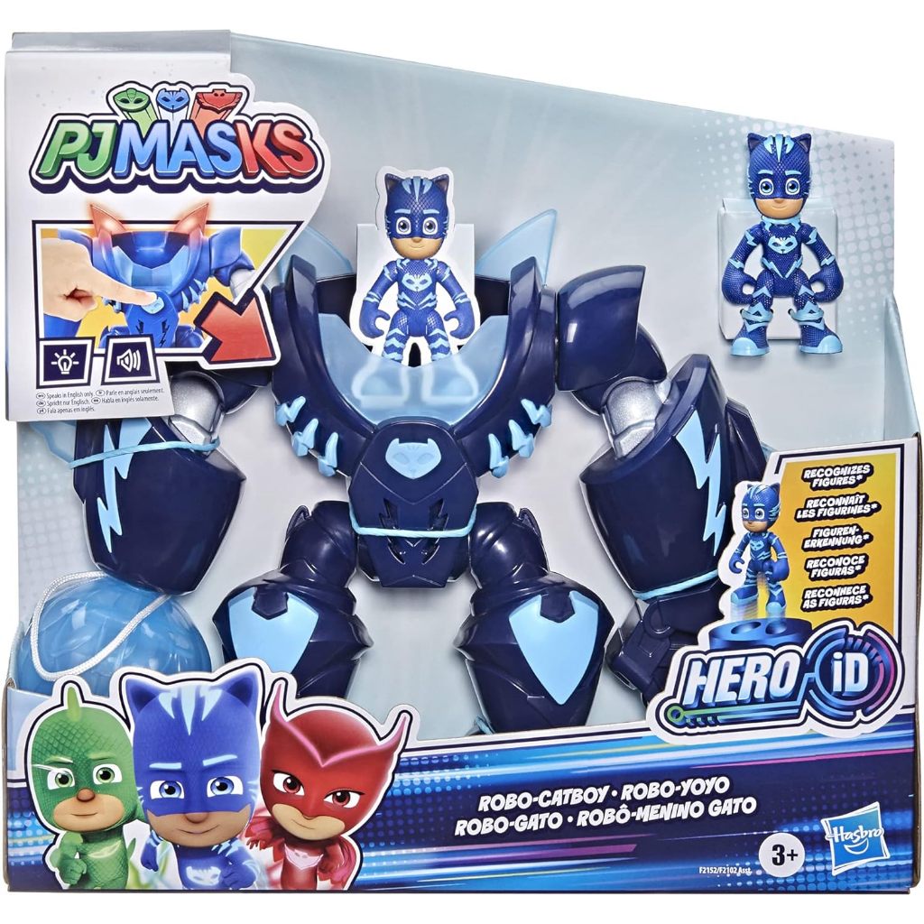 PJ Masks Robo-Catboy Preschool Toy with Lights and Sounds for Kids Ages ...