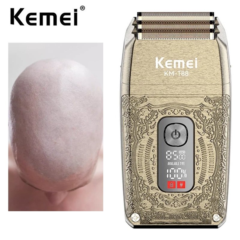 Kemei Electric Triple Blades Razor Rechargeable Barber Foil Shavers ...