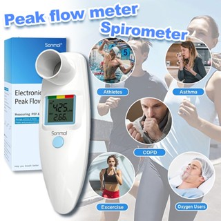 Sonmol Digital Peak Flow Meter Spirometer Asthma COPD For Adult Kids ...