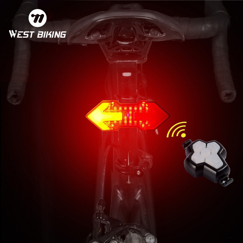 WEST BIKING Lampu Basikal Bicycle Taillight Wireless Remote Bicycle ...