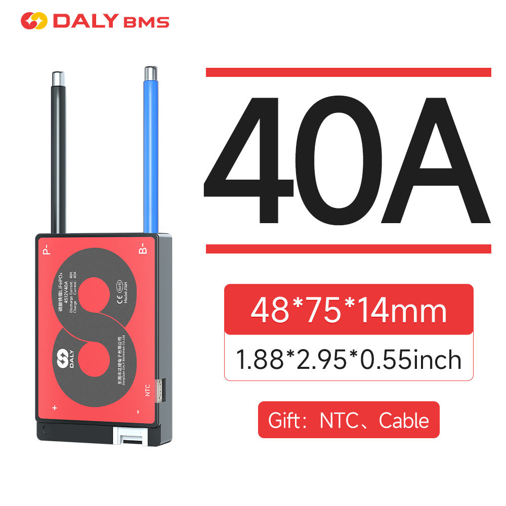 NEW KMS DALY Hardware BMS 3s 4s 7s 8s 10s 12s Li-ion LiFePO4 12V 24V ...