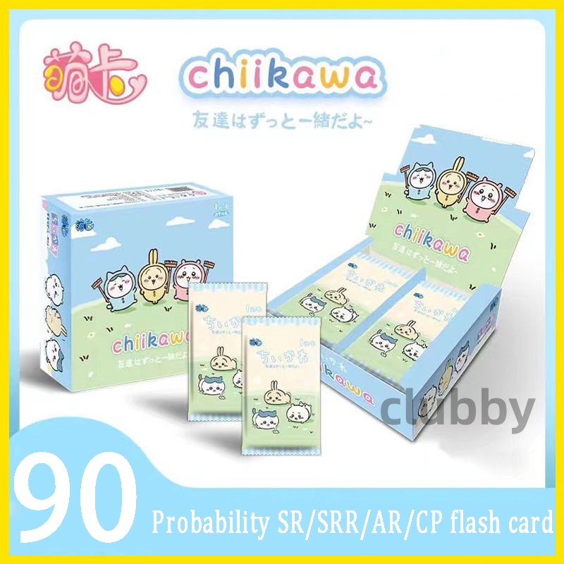 90pcs Chiikawa Card Usachi Gii Kohachi SR/SRR/AR/CR Daily Cartoon Cute ...