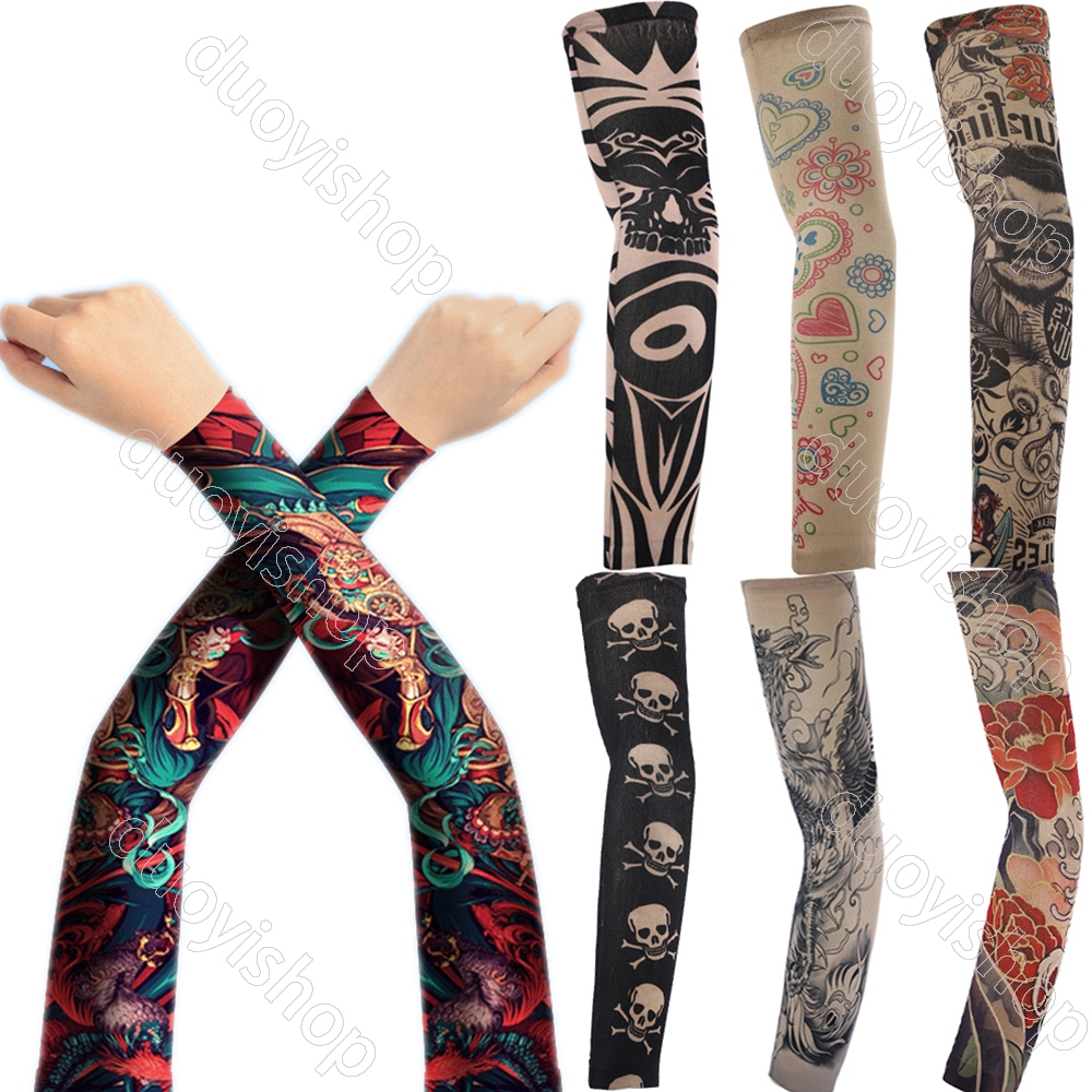 Set 1 Pair(2PCS)Anti-UV/Dust Hand Sock Arm Sleeves Ice Silk Fishing ...