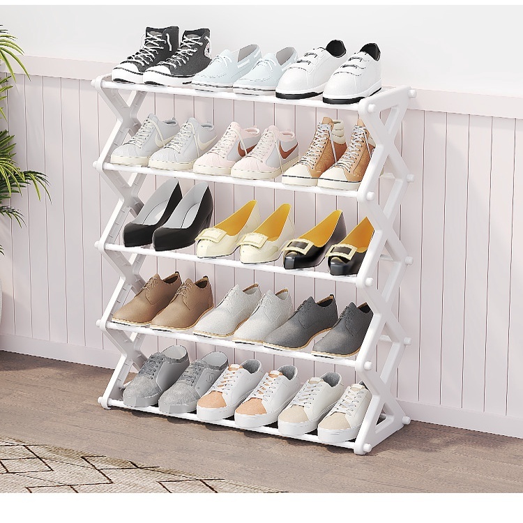 4/5 Tiers Shoe Rack Multilayer Shoes Storage Organizer Racks Shoe Shelf ...
