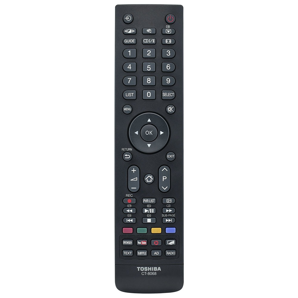 Toshiba ct8068 ct8067 LCD TV led Remote Control (with aaa maxell