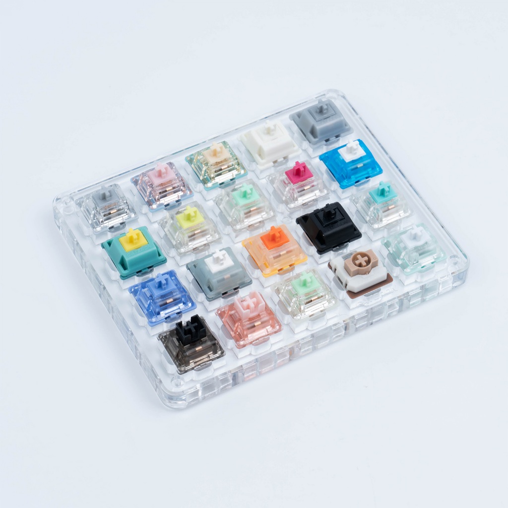 GATERON Keyboard Switches Tester Milky Yellow Pro Azure Dragon V3 Oil ...