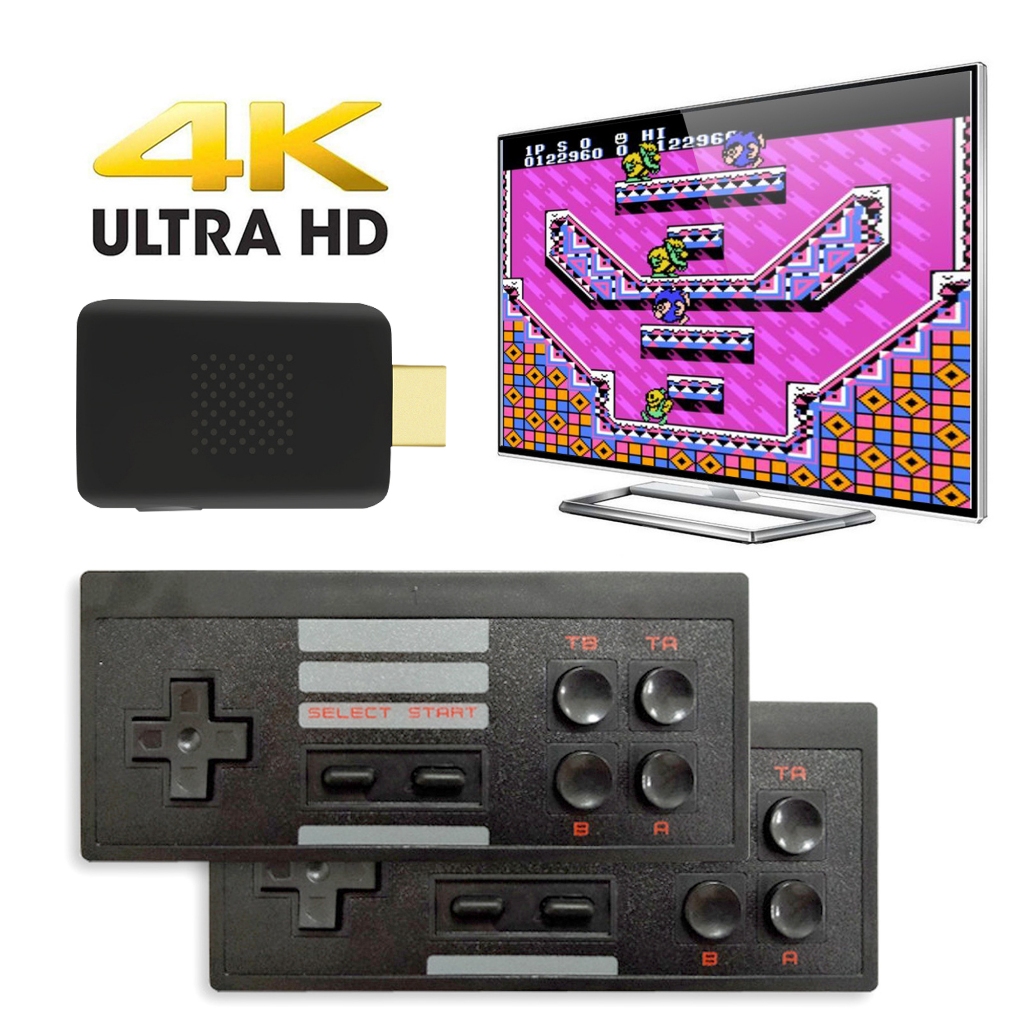 Built-in 1700 games HD video game console wireless 2.4G handle NES Mini ...