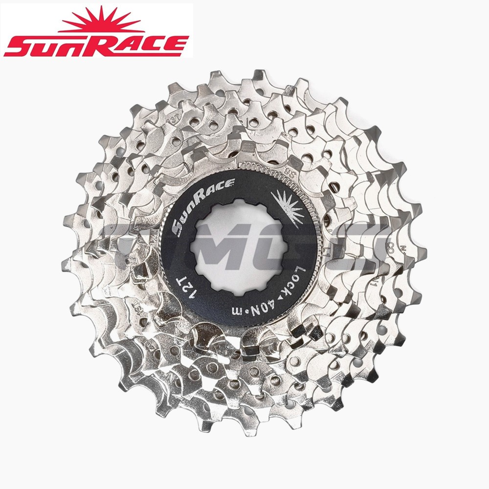 Cassette SunRace 9 Vitesses 12-25T - Modèle CSR-91, Nickel Chromé, NEUVE