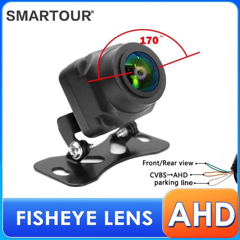 Smartour AHD 720P CCD Car Rear View Camera 170 Degree Fisheye Len Full ...