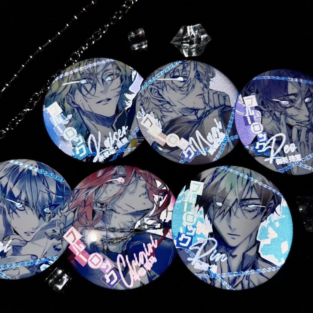 Anime Blue Lock Isagi Yoichi Bachira Chigiri Badge Button Brooch Pins