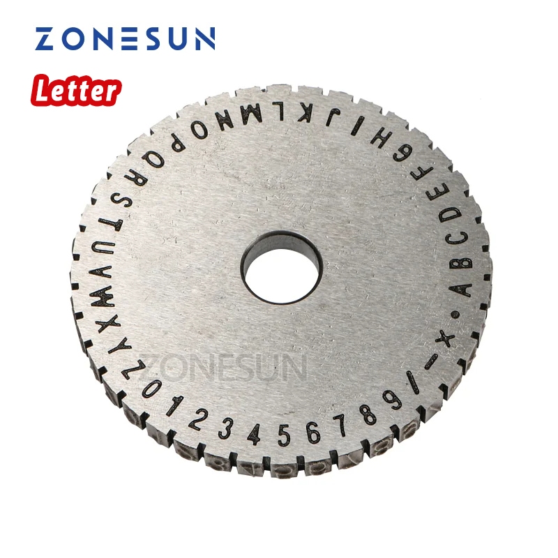 ZONESUN Steel Gear Spare Parts 2/2.5/3/4/5/6mm Letters Numbers Signs ...