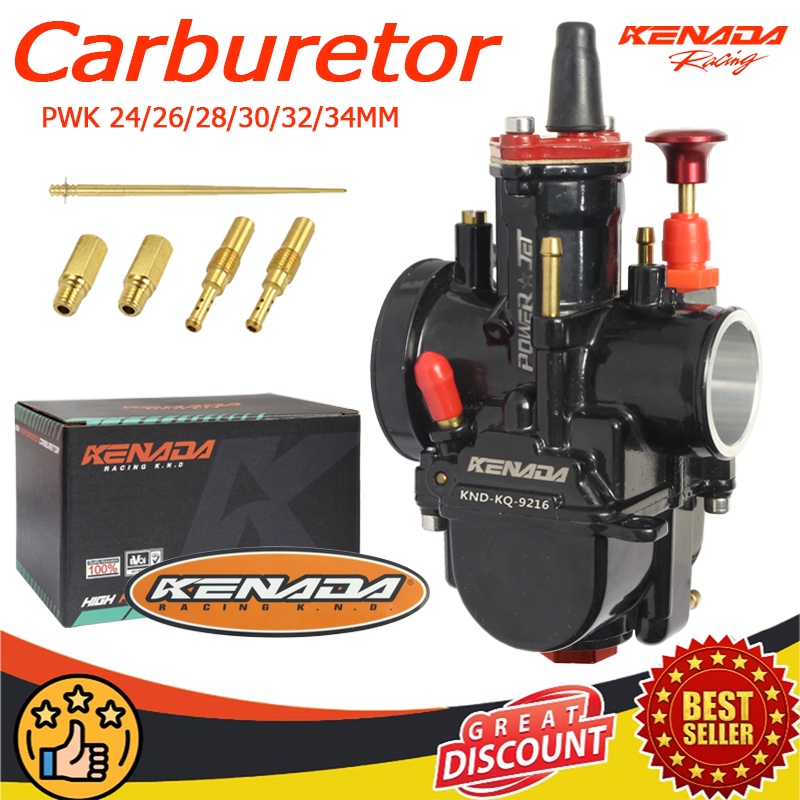 KENADA RACING BALCK RED PWK / PE Carburetor 24mm 26mm 28mm 30mm 32mm ...