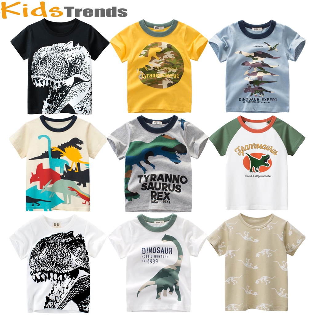 Koton Dinosaur Printed Short Sleeve T-shirt Crew N Al Mejor Precio De