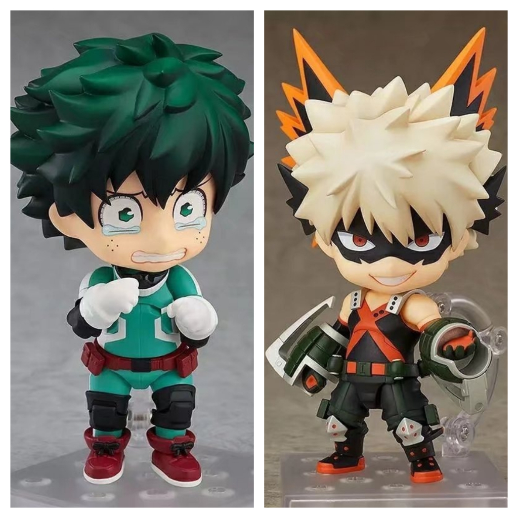 My Hero Academia Cute Version Izuku Midoriya Bakugo Katsuki Change Face ...