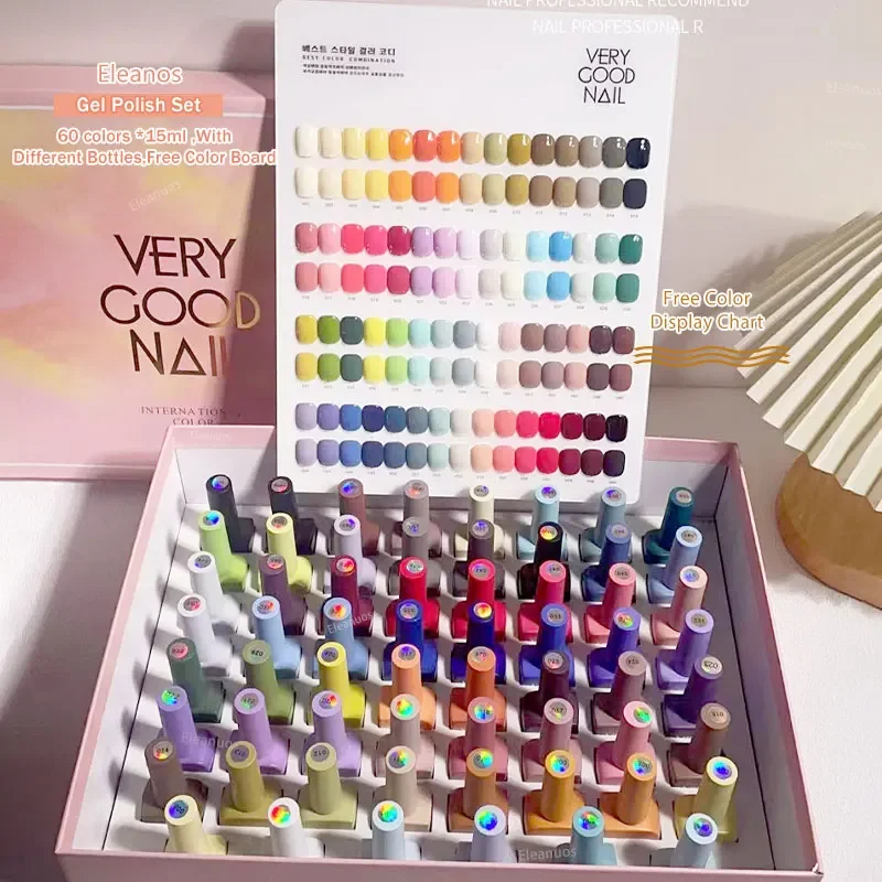 New arrival 20/60/102 Colors Gel Polish Set Very Good Nail Gel Kit ...