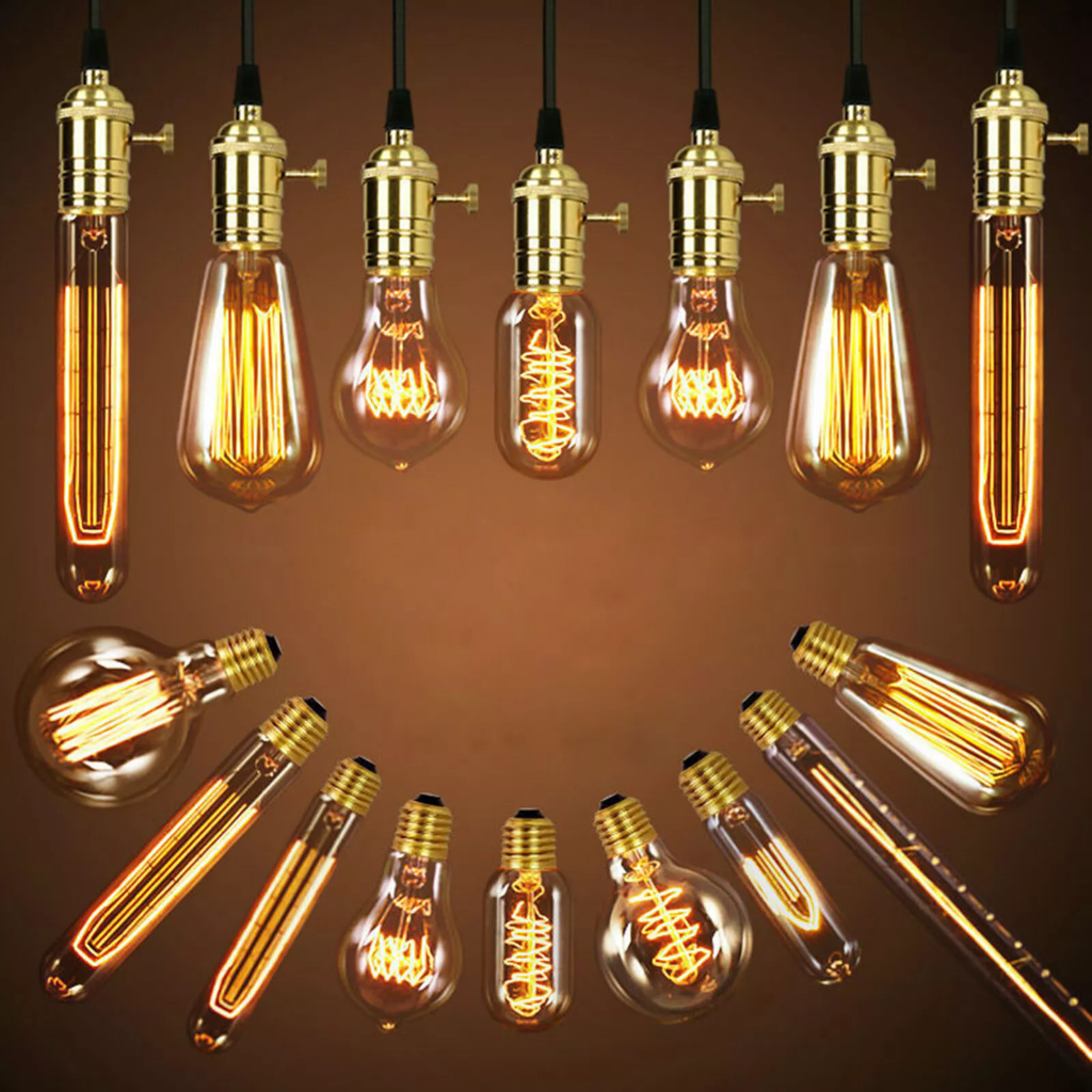 E27 LED Edison Bulb 40W Vintage Industrial Retro Lamp Bulbs LED Light ...