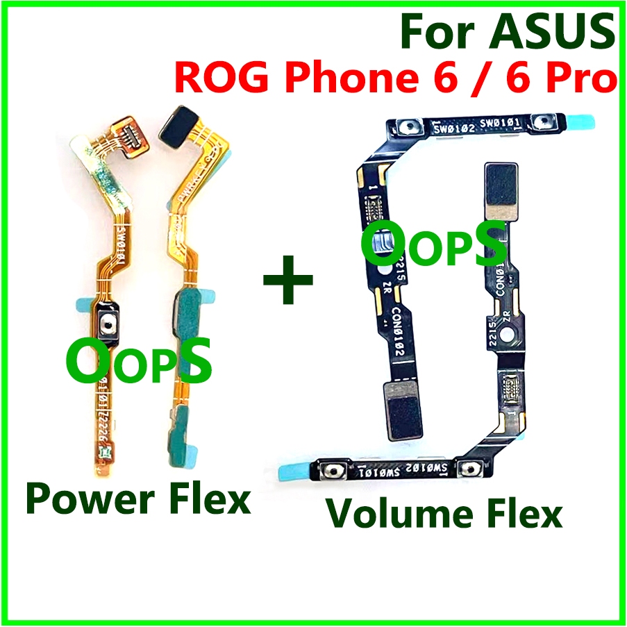 For Asus ROG Phone 6 Pro / ROG6 On Off Power Volume Button Switch Flex ...