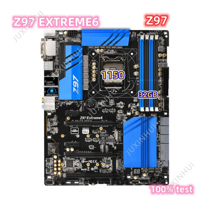 Used ASROCK Technology Z97 Extreme3/4/6/Pro3/Z97 motherboard