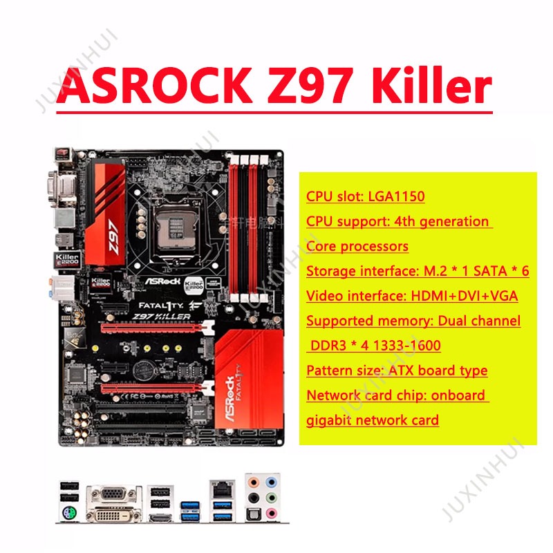 Used ASROCK Technology Z97 Extreme3/4/6/Pro3/Z97 motherboard
