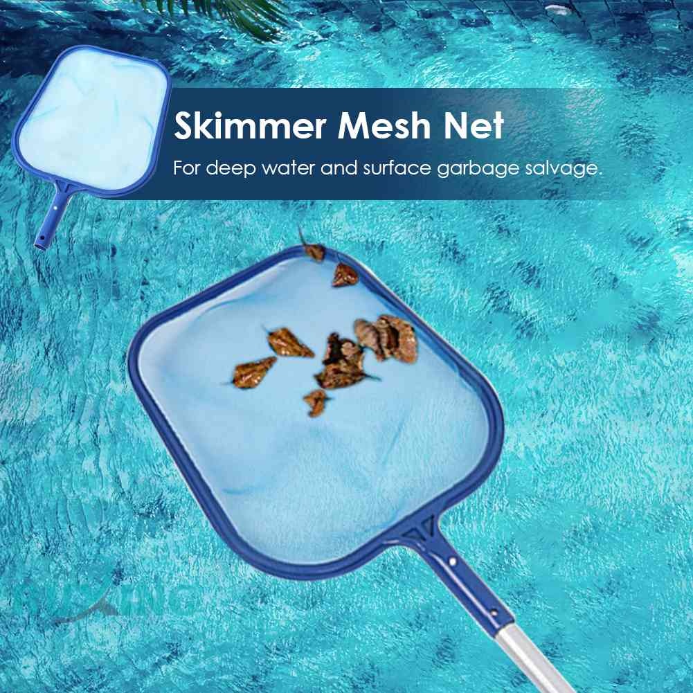 Swimming Pool Skimmer Net with Removal Leaf Rake Mesh Pool Ponds ...