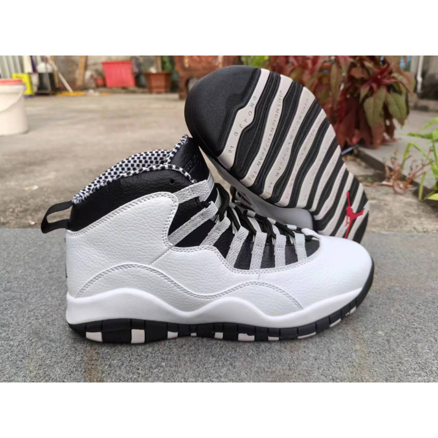 2024New Air Jordan 10 Retro White Black Men s Sports AJ10 Basketball Shoes