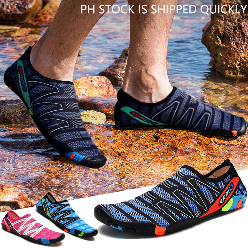 Aqua Shoes Unisex Wading Sport Shoes Beach Swimming Shoes Amphibious Water  Shoes for Women Men