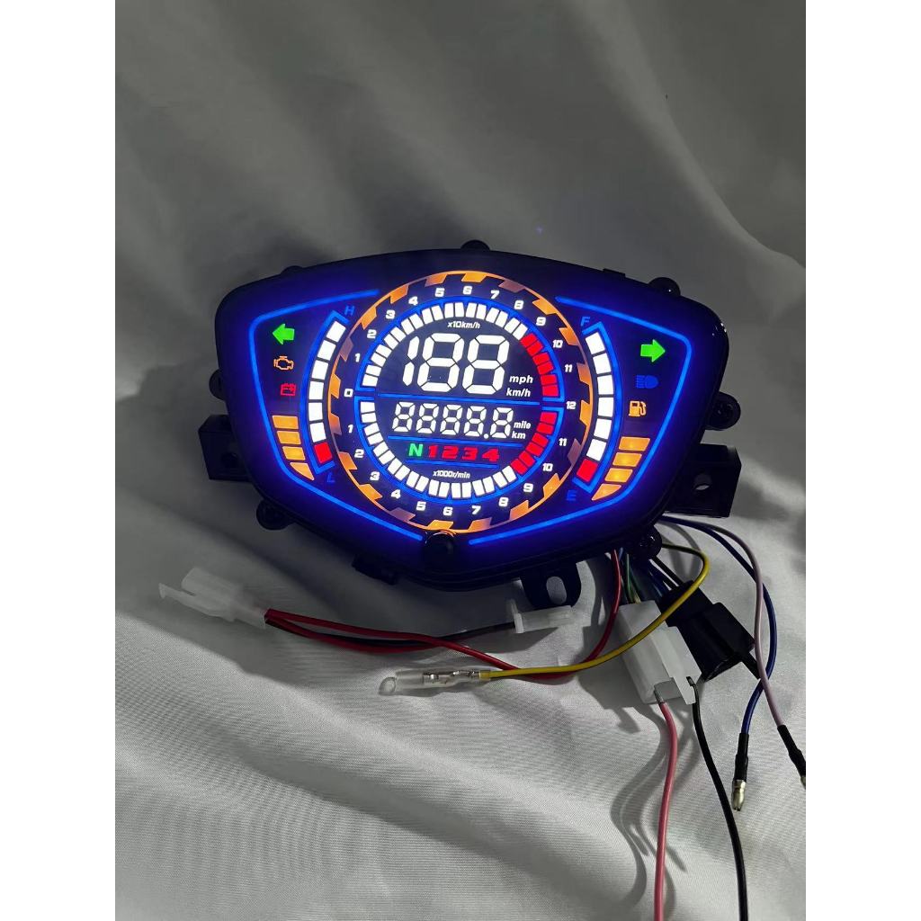 For Yamaha LC135 V1 Exciter 135 Sniper 135 Digtal Meter Speedometer LCD ...