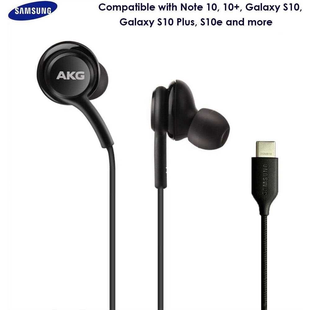 AKG In-Ear Hifi USB TYPE C Earphone In-Ear Silicone Earpiece Headphone ...