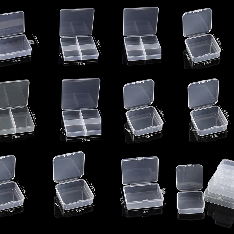 St.kunkka Transparent Plastic Box Transparent Square Plastic Box ...