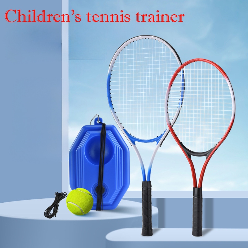 1 Set of Kids Tennis Racket, Tennis Trainer Rebound Ball Tennis ...