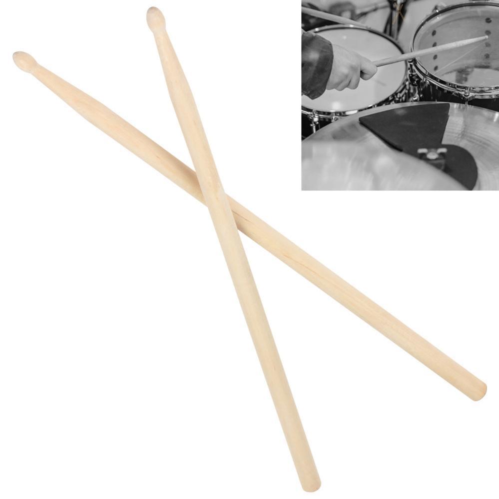 1 Pair Drum Sticks Classic Maple Wood 7A Drumsticks for Jazz Drum