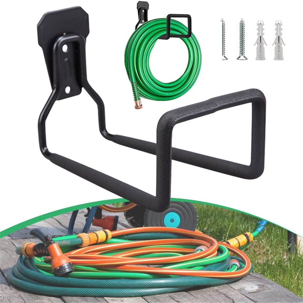 Metal Hose Pipe Heavy Duty Wall Mount Hose Holder 2pcs Hose Holder