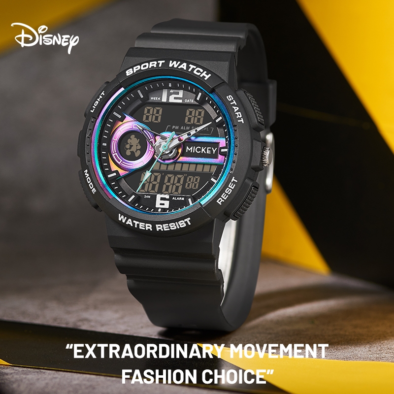 Disney Official Authentic Simple Fashion Waterproof Sports Style Men's ...
