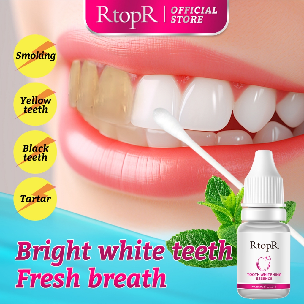 RtopR Teeth Whitening Essence Pemutih gigi Wash Yellow Teeth Remove ...