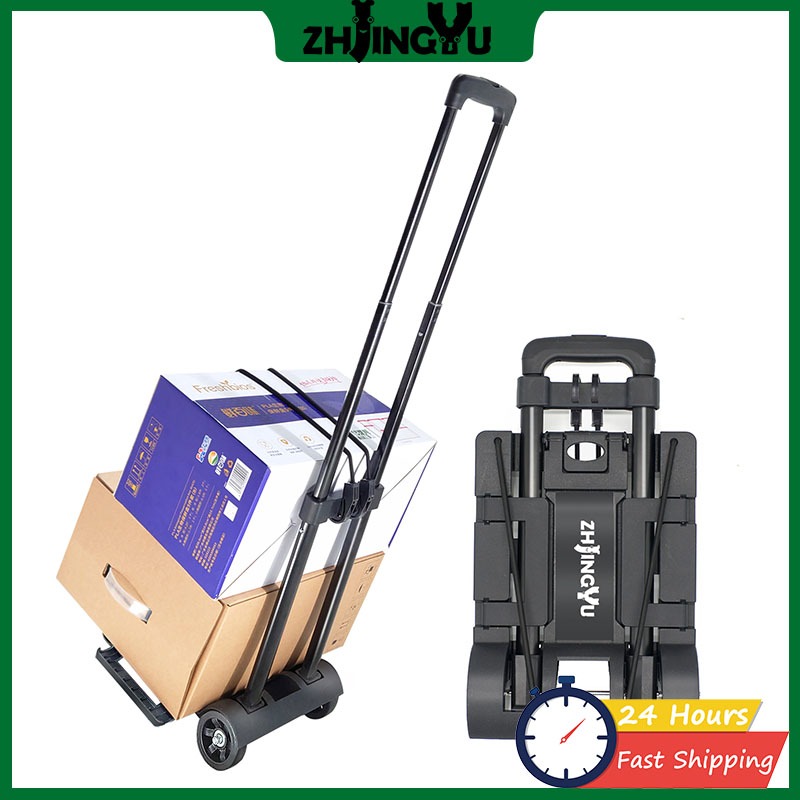Foldable Small Trolley Fordable Trolley Shopping Cart Folding Hand
