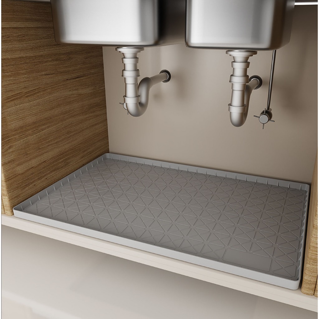 Under Sink Mats for Kitchen Waterproof, Silicone Under Kitchen Sink ...