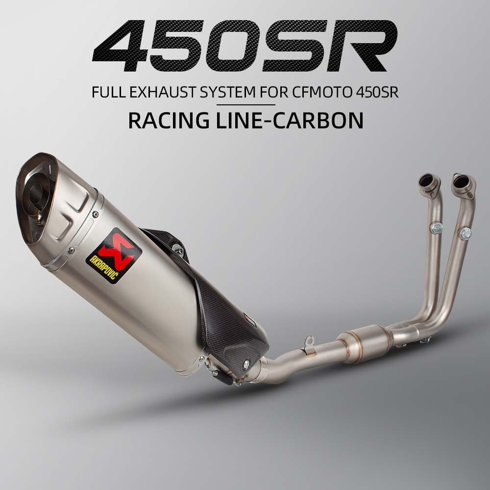 Akrapovic R1/M1 racing exhaust for CF MOTO 450SR full exhaust system Shopee Malaysia