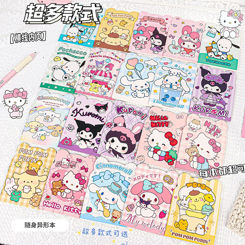 Mini Notebook A6 Cartoon Notebook Thin Pocket Notebook Cute Notepad ...